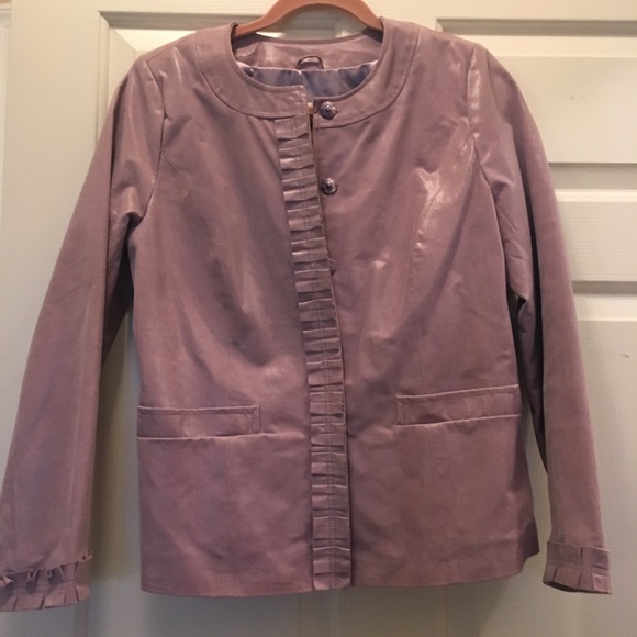 Leather Bradley Bayou Lavender Jacket - Picture 1 of 6